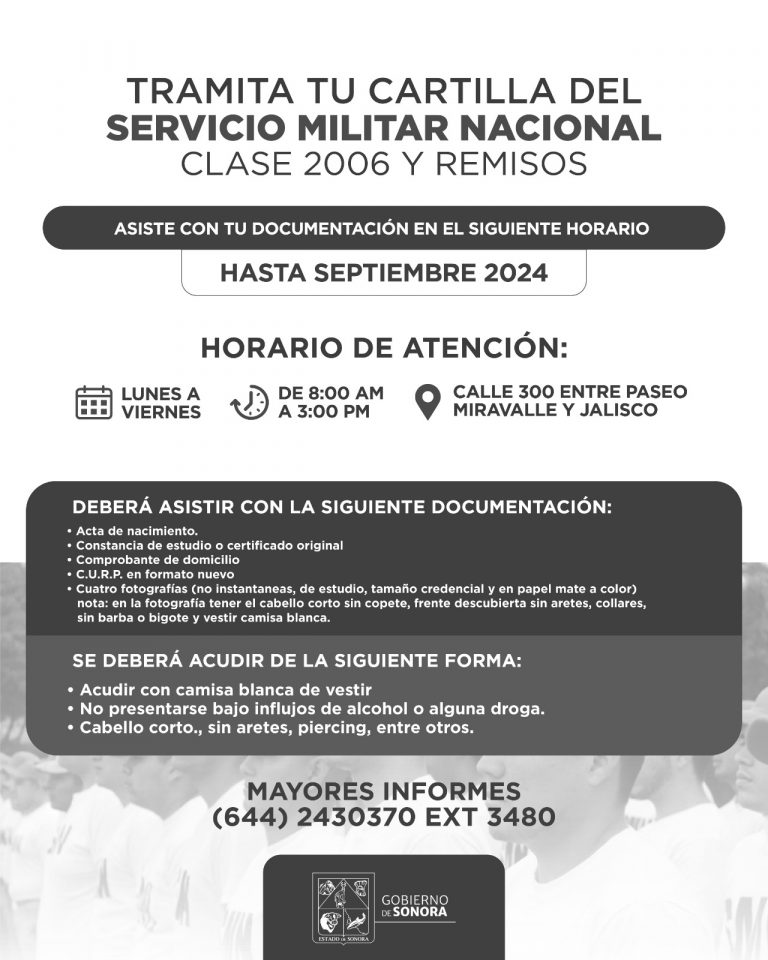 INFORMA JUNTA MUNICIPAL DE RECLUTAMIENTO