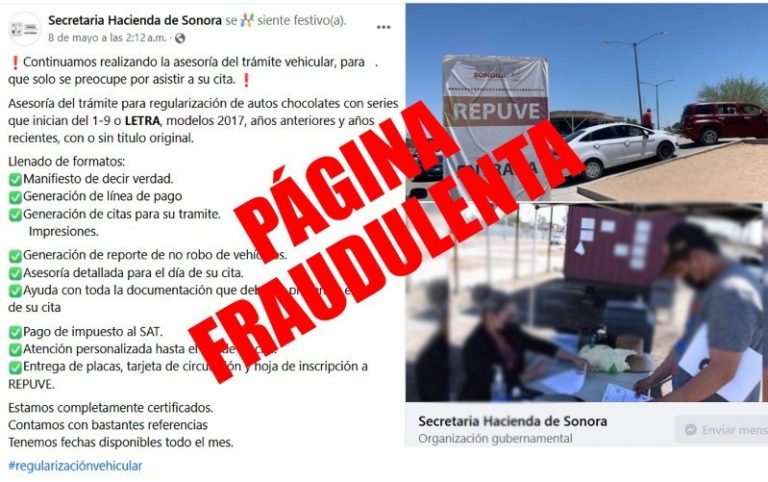 PAGINA FRAUDULENTA