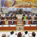 rinden protesta congreso