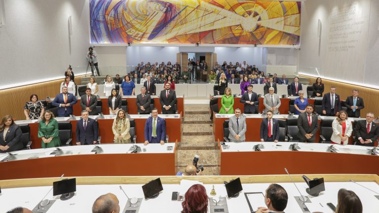 rinden protesta congreso