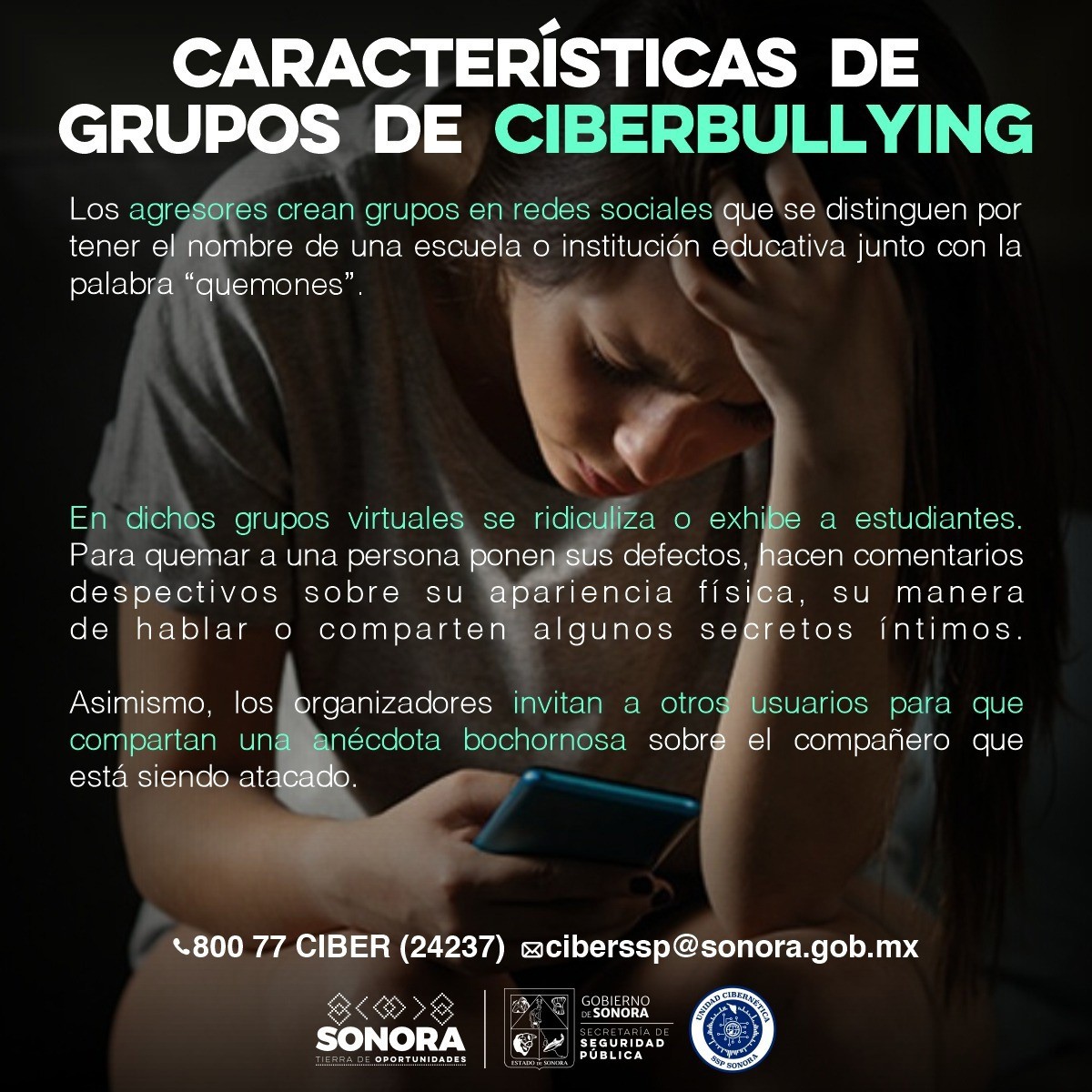 PREVIENE GOBIERNO DE SONORA CIBERBULLYING ENTRE ADOLESCENTES – Agencia ICE