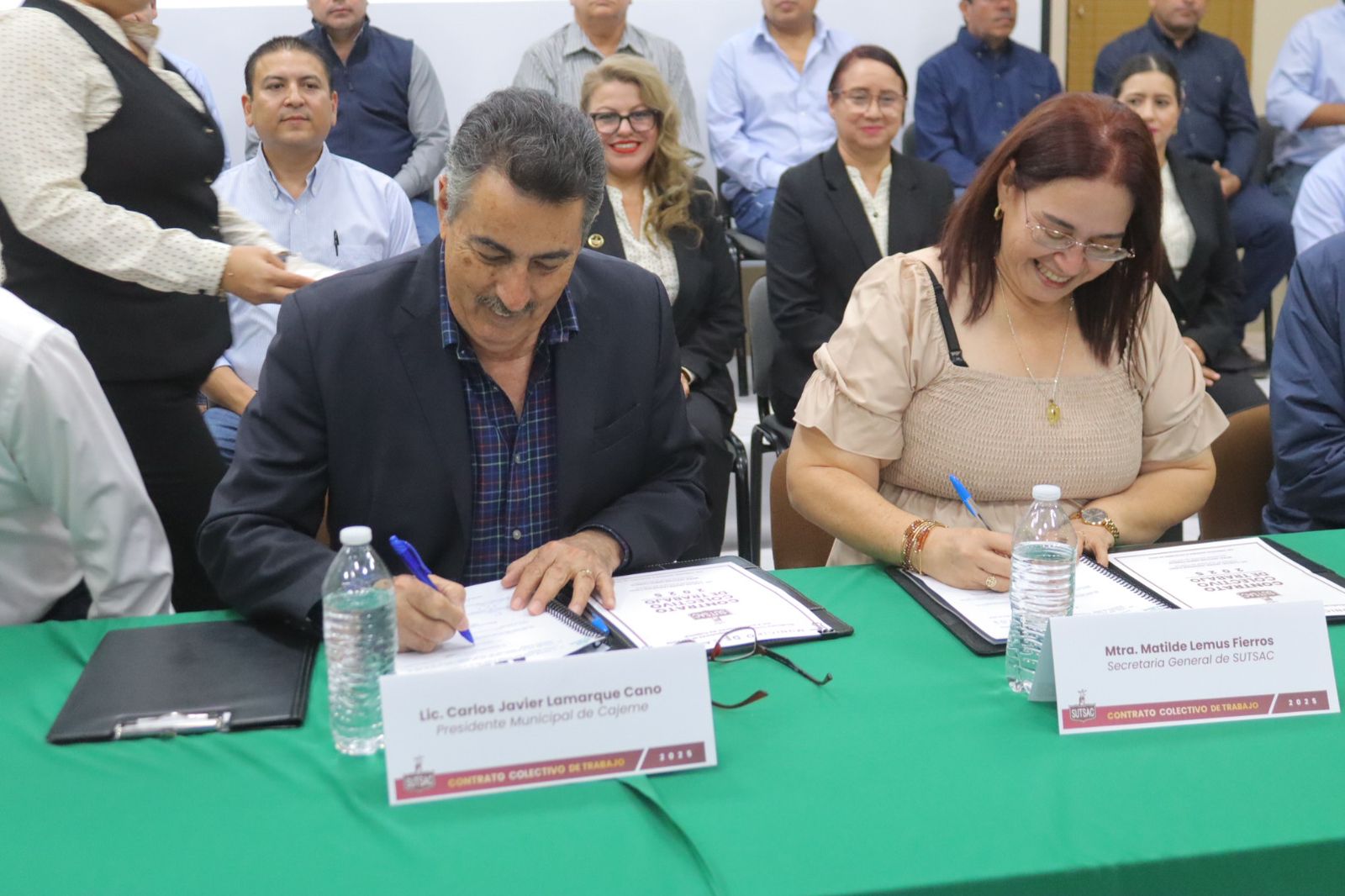FIRMAN GOBIERNO MUNICIPAL DE CAJEME Y SUTSAC-CTM CONVENIO COLECTIVO DE ...