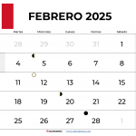 Calendario-Febrero-2025-Mexico